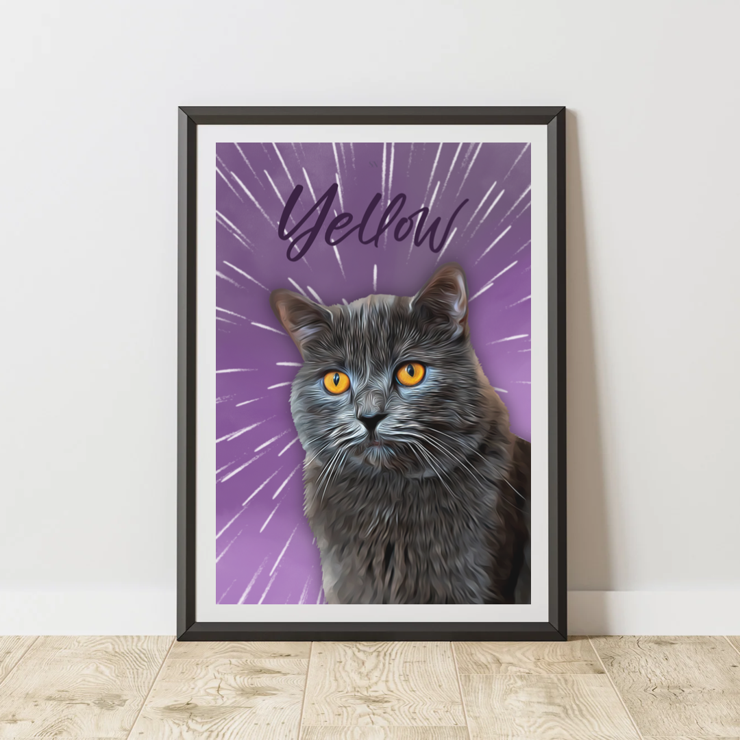 Affiche personnalisée Animaux Artifice (1 animal)