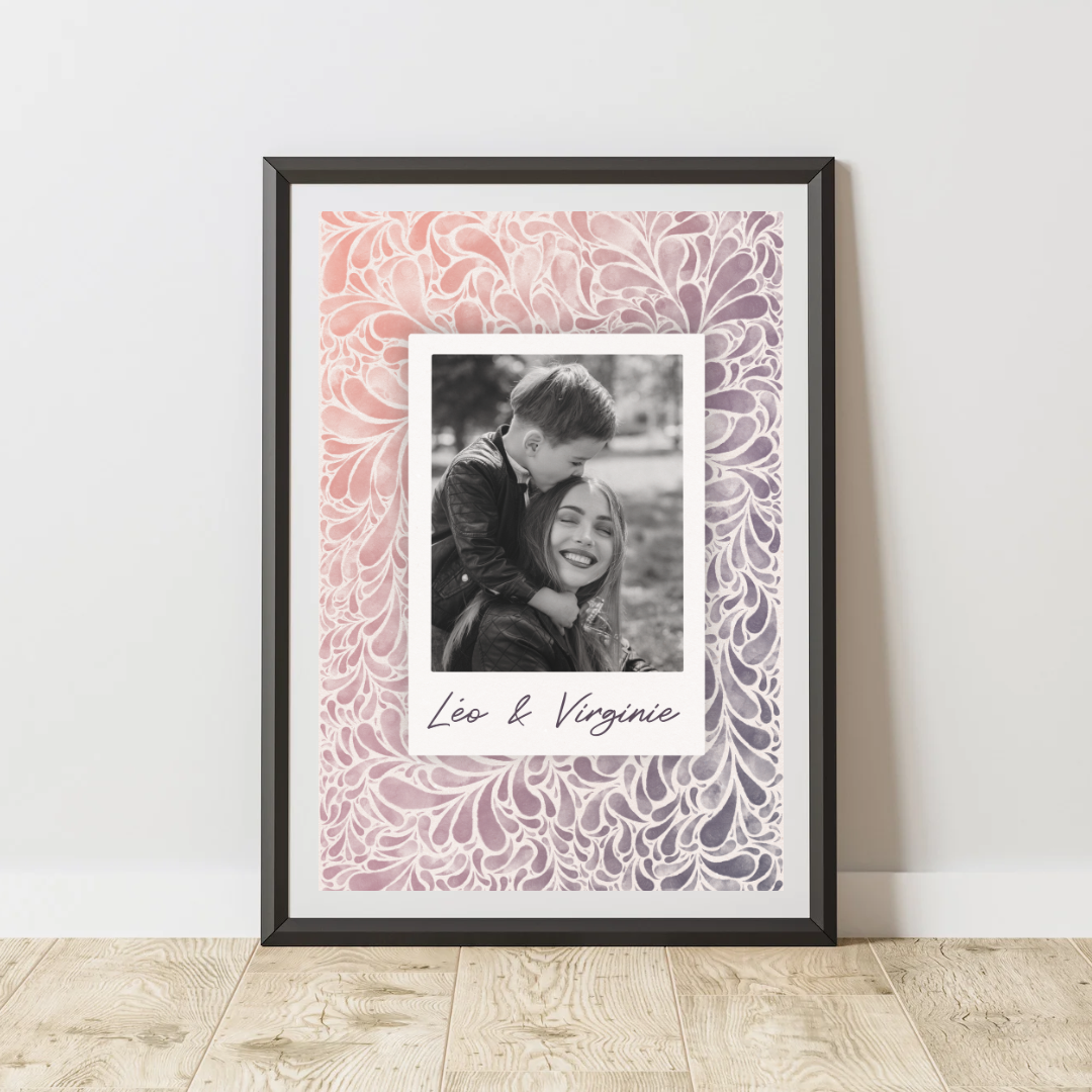 Affiche Personnalisée Photo Polaroïd Mandala