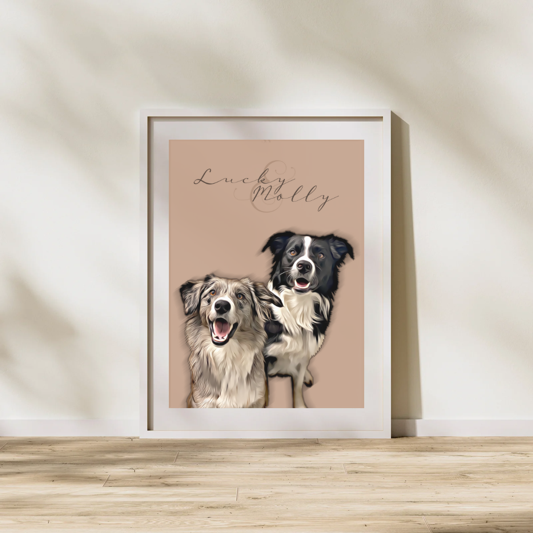 Affiche personnalisée Réel Animaux ( 1 à 4 )