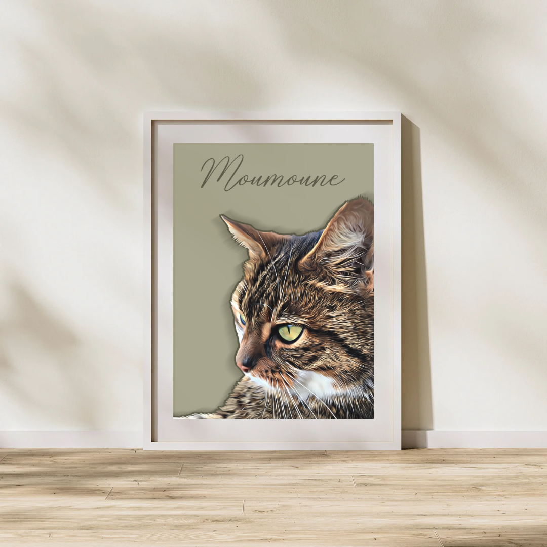 Affiche personnalisée Réel Animaux ( 1 à 4 )