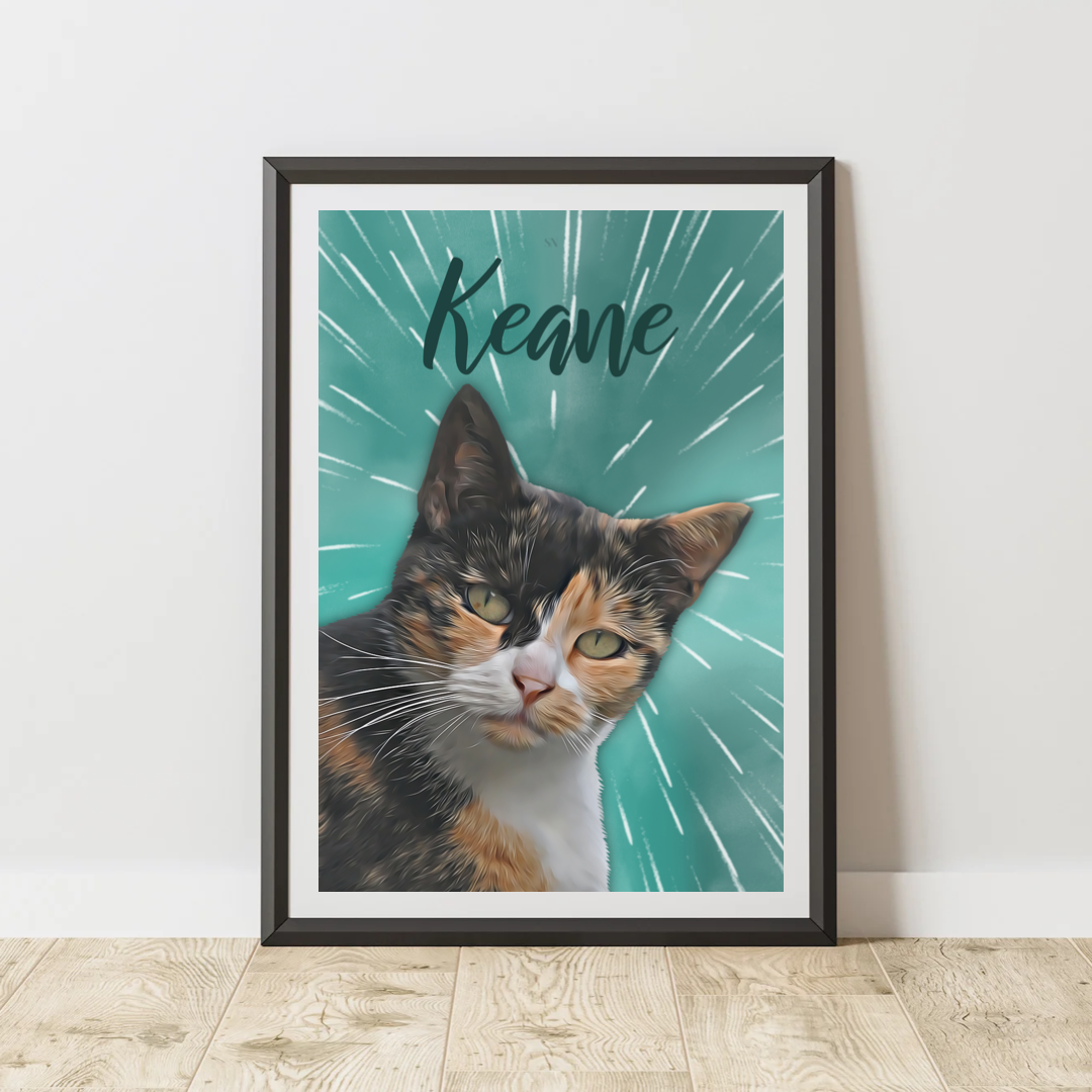 Affiche personnalisée Animaux Artifice (1 animal)