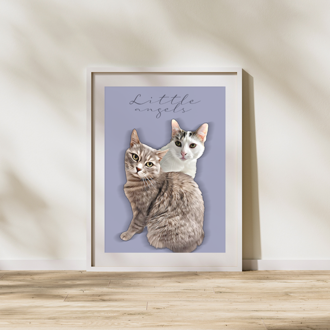 Affiche personnalisée Réel Animaux ( 1 à 4 )