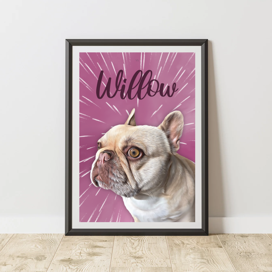 Affiche personnalisée Animaux Artifice (1 animal)