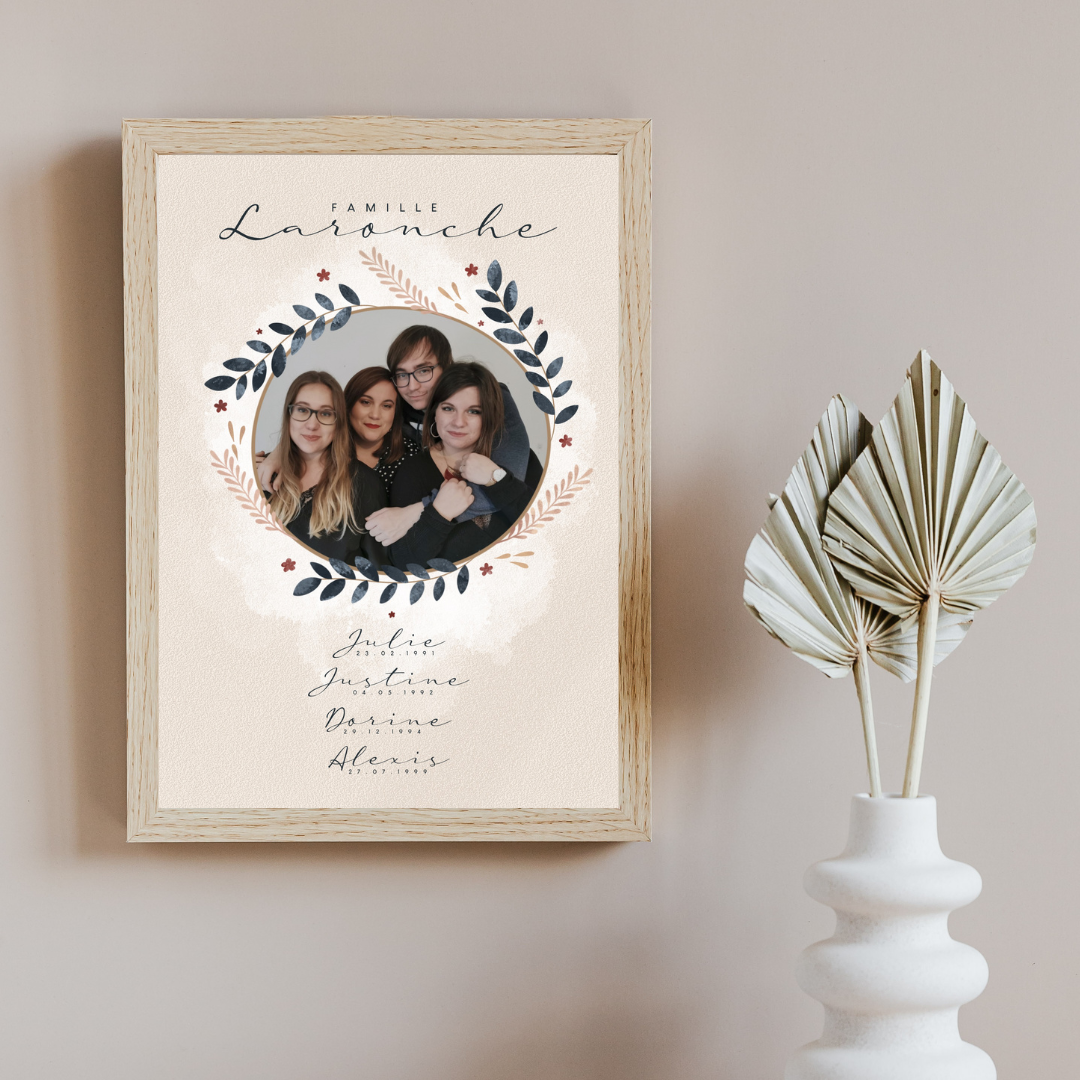Affiche personnalisée Couronne