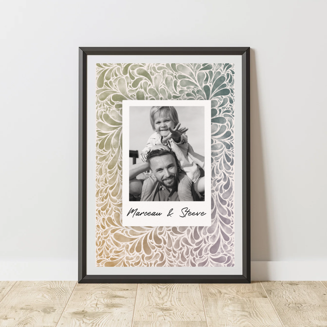 Affiche Personnalisée Photo Polaroïd Mandala