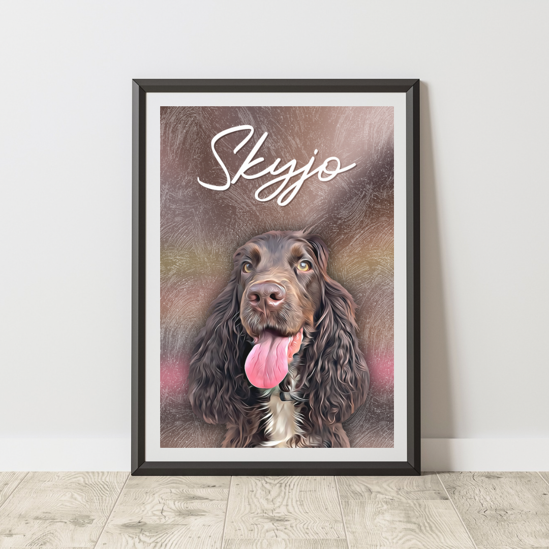 Affiche personnalisée Animaux « Seattle » (1 à 4 animaux)