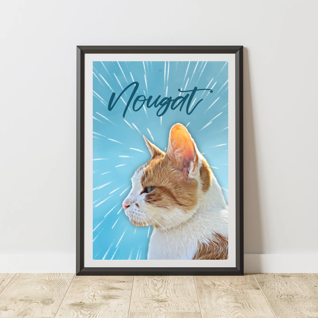 Affiche personnalisée Animaux Artifice (1 animal)