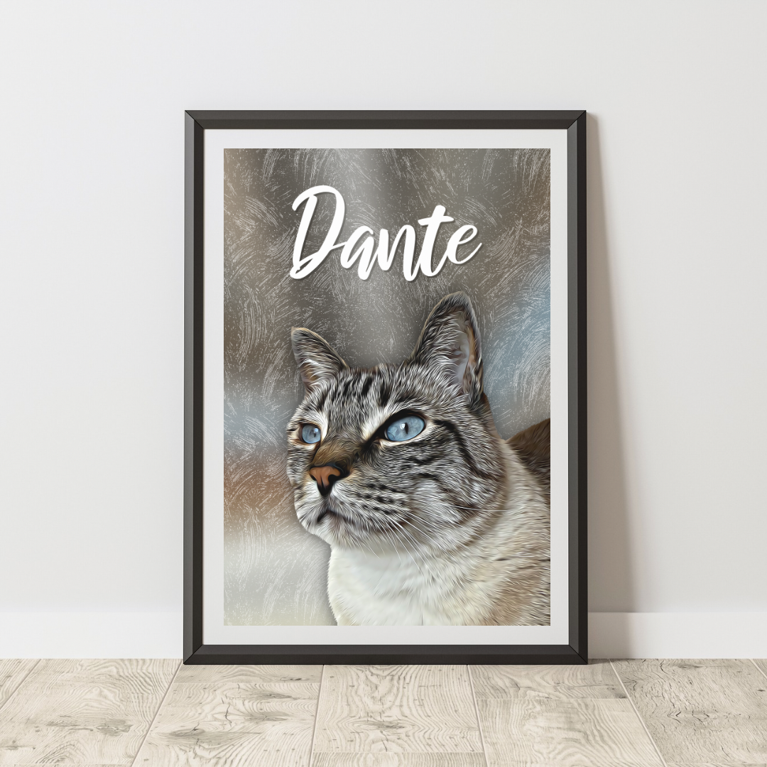 Affiche personnalisée Animaux « Seattle » (1 à 4 animaux)