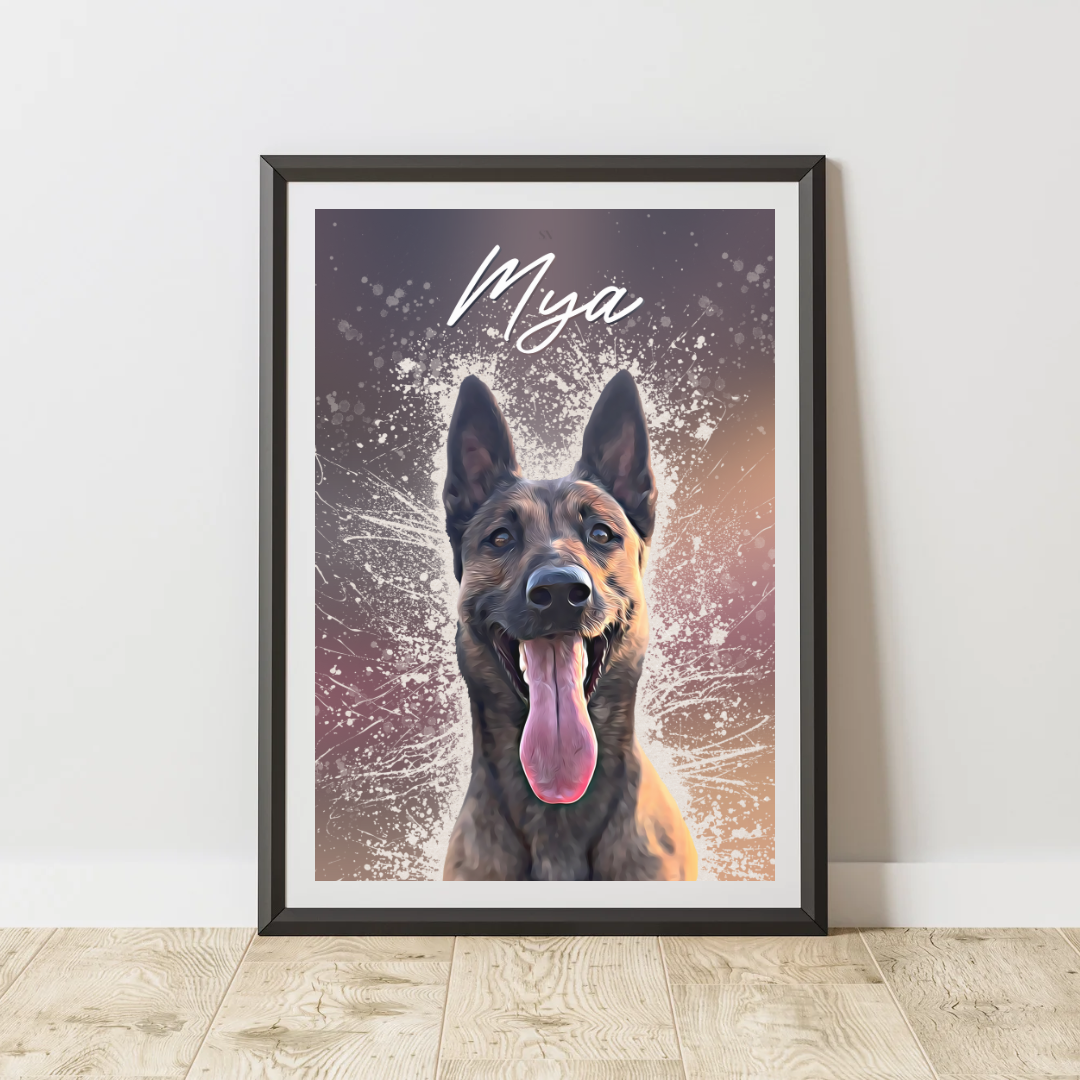 Affiche personnalisée Animaux Nouddle 2 (1 à 4 animaux)