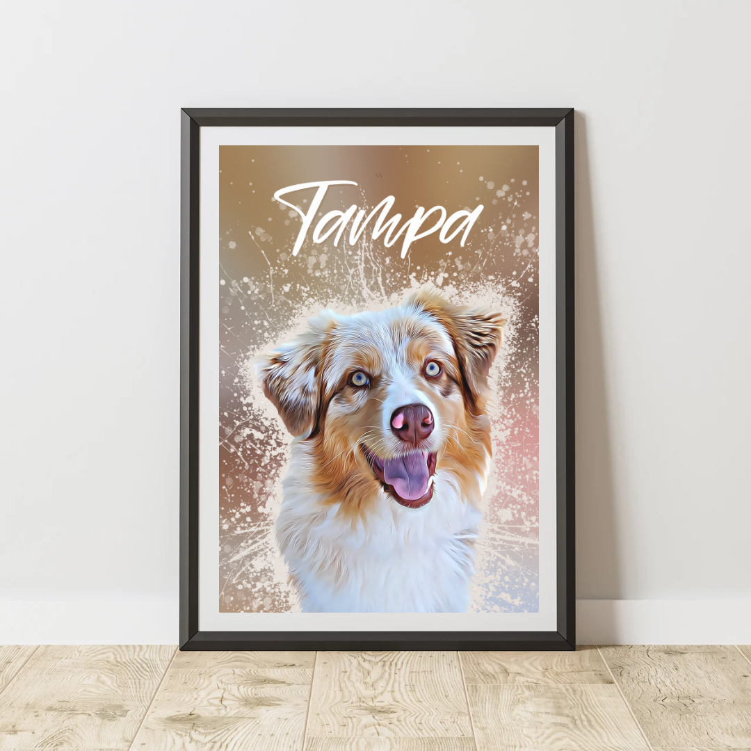 Affiche personnalisée Animaux Nouddle 2 (1 à 4 animaux)