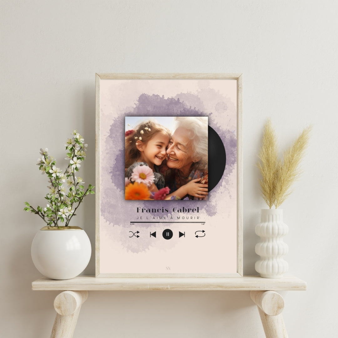 Affiche personnalisée Pochette CD
