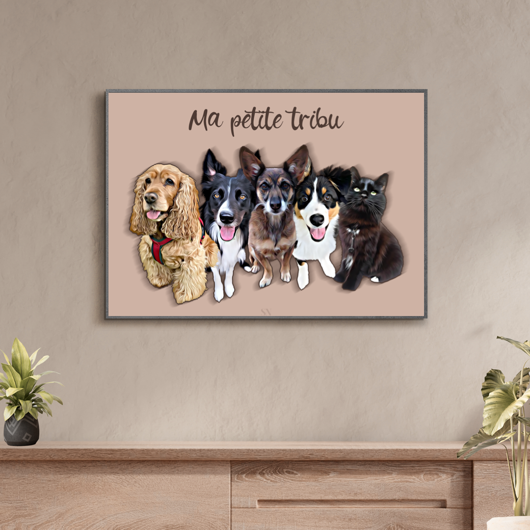 Affiche Personnalisée Réel Animaux ( 5 à 9 )