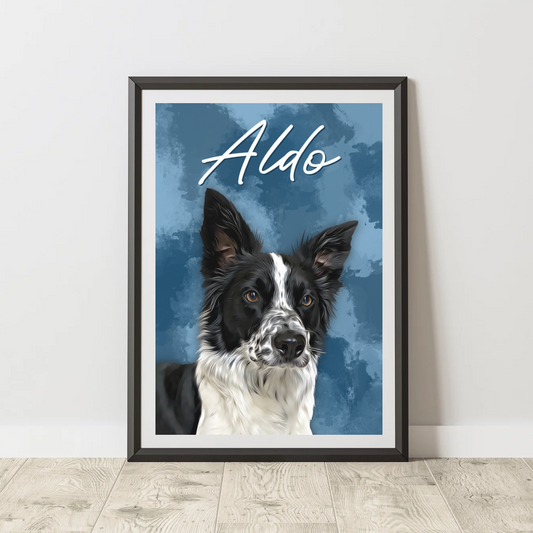 Affiche personnalisée Animaux Abstrait (1 à 4 animaux)