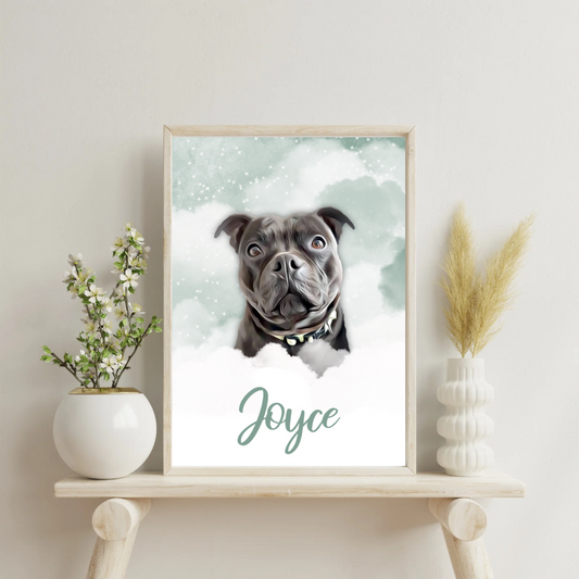 Affiche personnalisée Ciel (Un Animal)