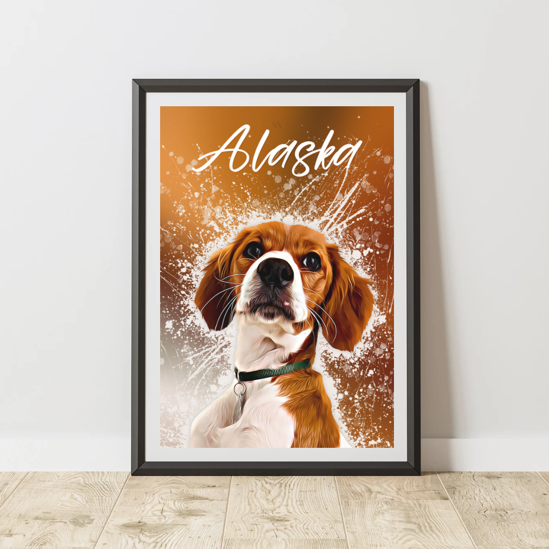Affiche personnalisée Animaux Nouddle 2 (1 à 4 animaux)