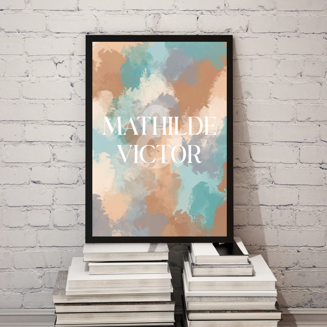 Affiche Personnalisée Prénoms Déco