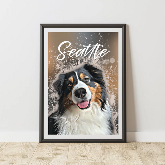 Affiche personnalisée Animaux Nouddle 2 (1 à 4 animaux)
