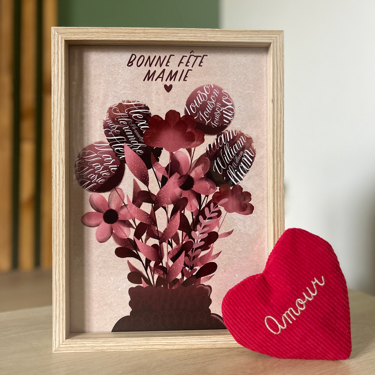 Box Fête Mamie (Porte monnaie Amour ou Pochette Mamie Chérie)