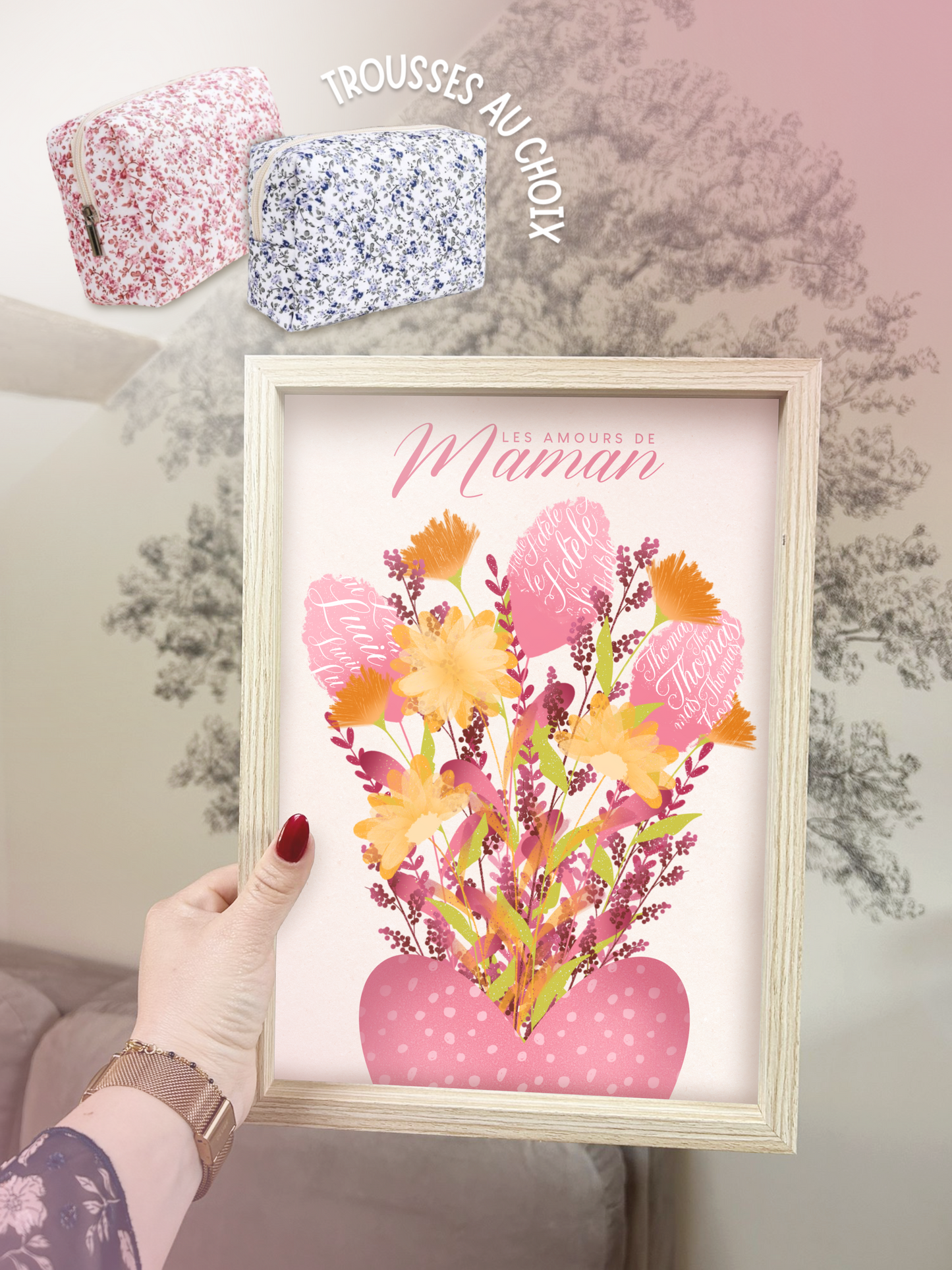 🌸 Box Fête des Mères (Affiche et Trousse) 🌸