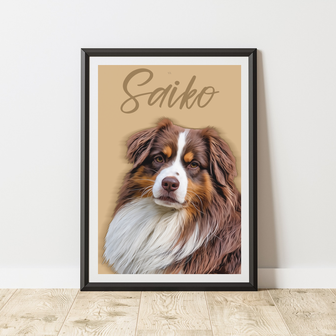 Affiche personnalisée Réel Animaux ( 1 à 9 )