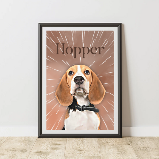 Affiche personnalisée Animaux Artifice (1 animal)