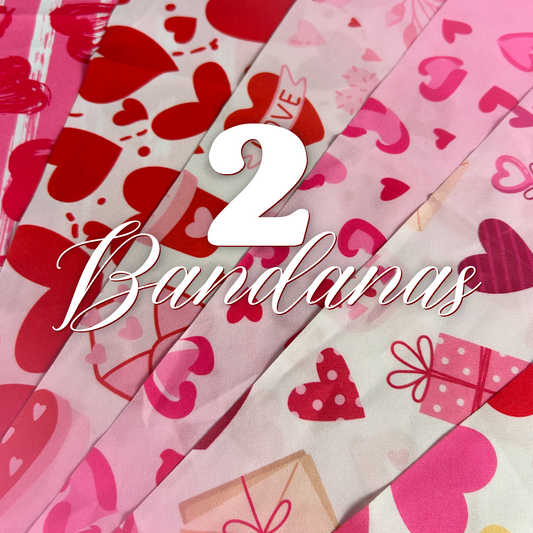 2 Bandanas St Valentin