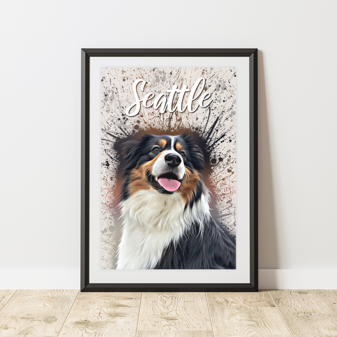 Affiche Nouddle 1 - Affiche Animal personnalisée