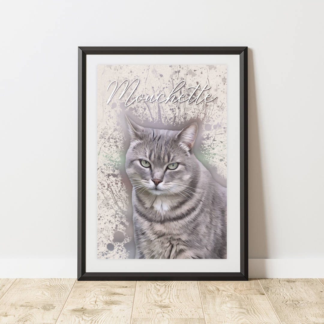 Affiche Nouddle 1 - Affiche Animal personnalisée