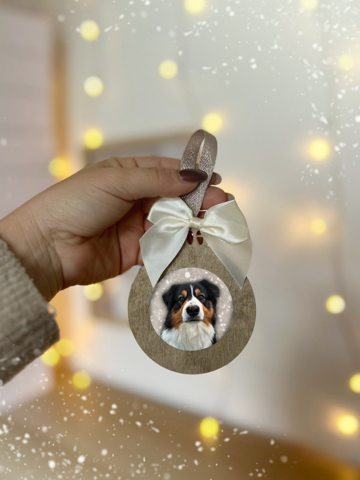 Boule de Noël personnalisée